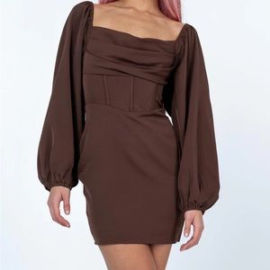 NWT: Princess Polly Long Sleeve Mini Dress